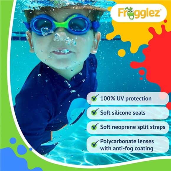 Swim Anti-Fog Swimming Goggles for Kids‎ Under 10 Boys and Girls - Picture 6 of 6
